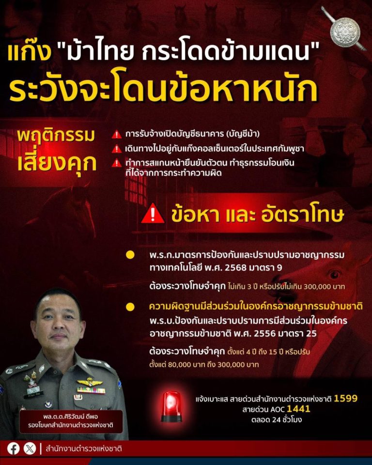 ม้าไทย กระโดดข้ามแดน